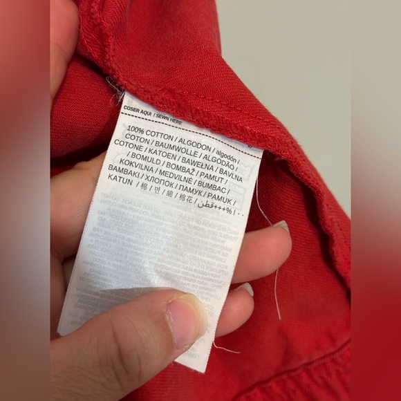 Mango Red Denim Jacket - Picture 9 of 12